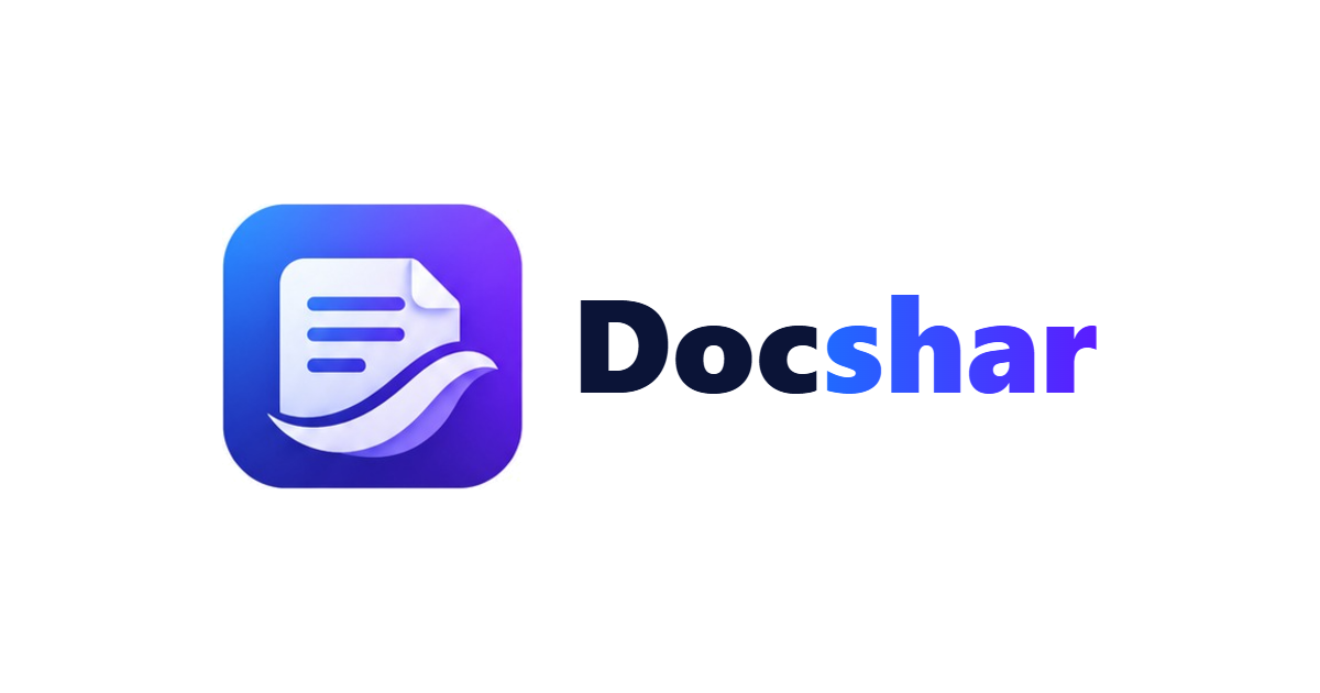 Docshar – Free PDF Editor & PDF Tools in Your Browser